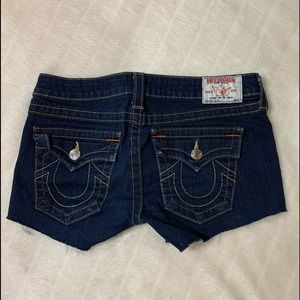 True Religion Bluejean shorts